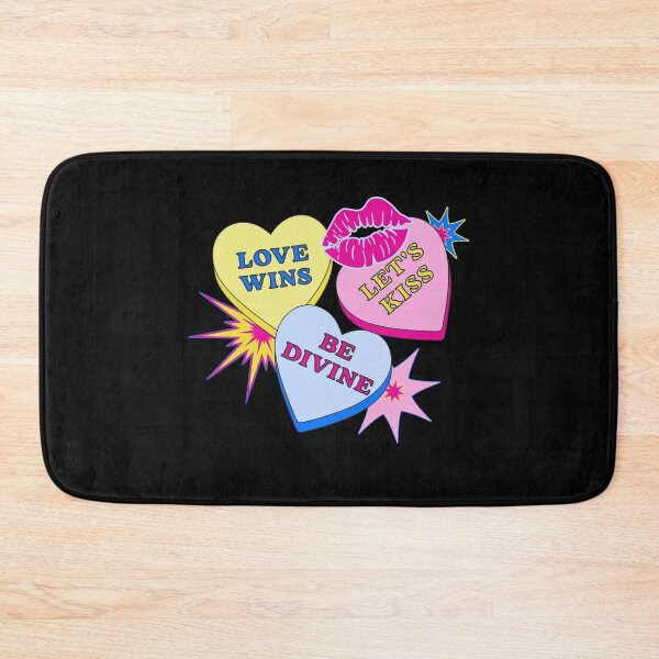 Item preview, Pansexual pride flag colour candy hearts, valentine candy hearts, gay pride, pride month, valentines day designed and sold by allycat57.