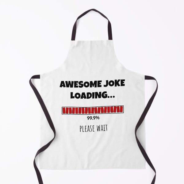 Item preview, Awesome Joke Loading... Please wait | Funny and witty loading bar text design designed and sold by ArtworkbyEmmy.