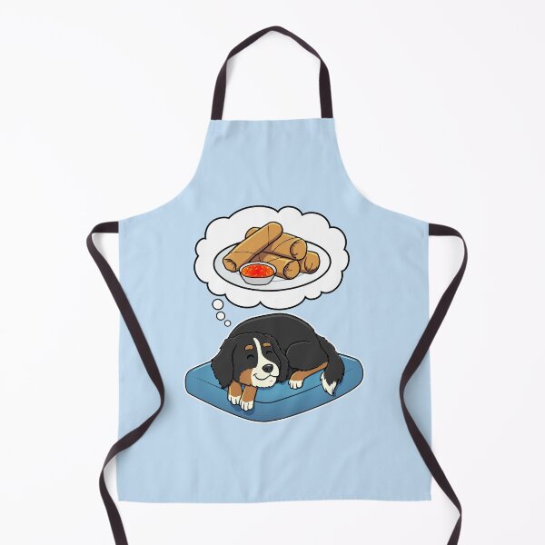 Artikelvorschau, Berner Sennenhund träumt von Frühlingsrollen entworfen und verkauft von DoggieDelights.