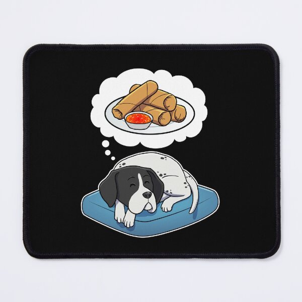 Item preview, English Pointer dreaming about Spring Rolls designed and sold by DoggieDelights.