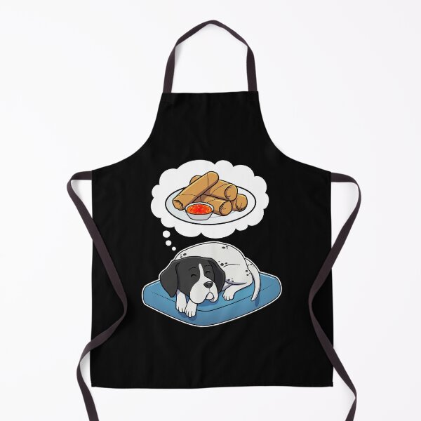 Item preview, English Pointer dreaming about Spring Rolls designed and sold by DoggieDelights.