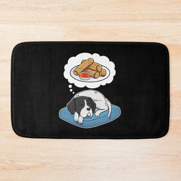 Item preview, English Pointer dreaming about Spring Rolls designed and sold by DoggieDelights.