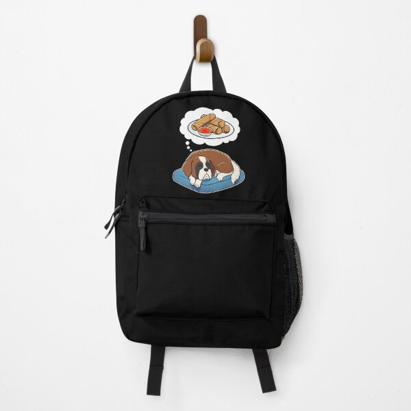 Item preview, St Bernard dreaming about Spring Rolls designed and sold by DoggieDelights.