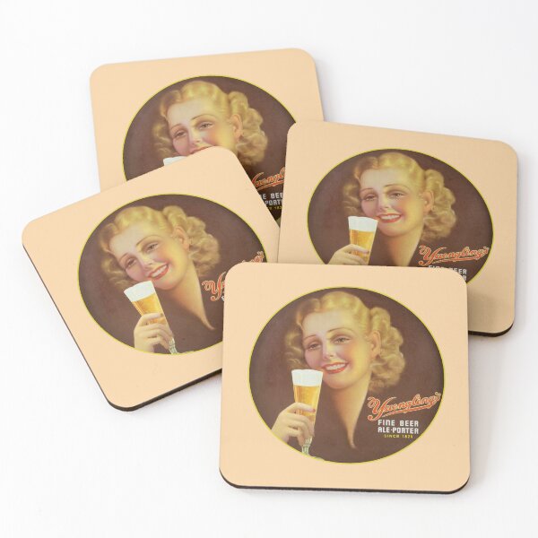 Item preview, Yuengling's Beer - Vintage Blond Girl designed and sold by pineapplepink.