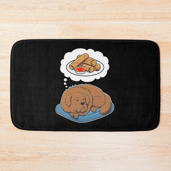 Item preview, Tibetan Mastiff dreaming about Spring Rolls designed and sold by DoggieDelights.