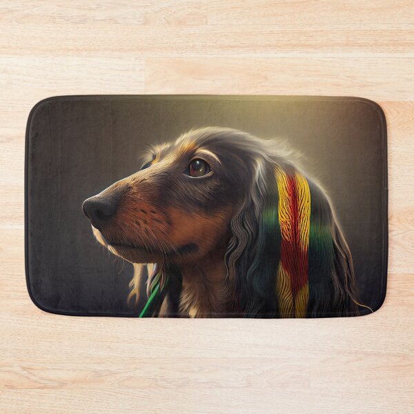Item preview, Copy of Cute Rasta Dachshund dog portrait #5 designed and sold by Artistic Pandas.