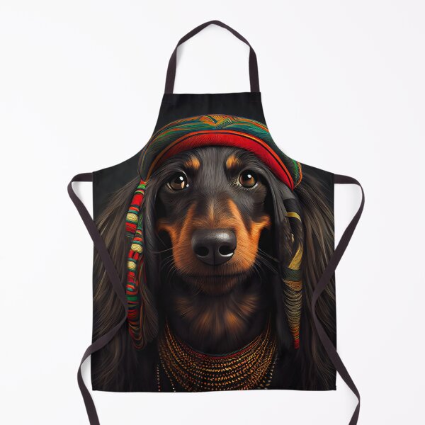 Item preview, Copy of Cute Rasta Dachshund dog portrait #6 designed and sold by Artistic Pandas.