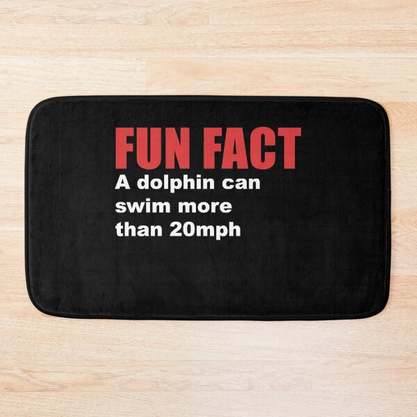 Item preview, fun fact dolphins swim designed and sold by Dagrell.
