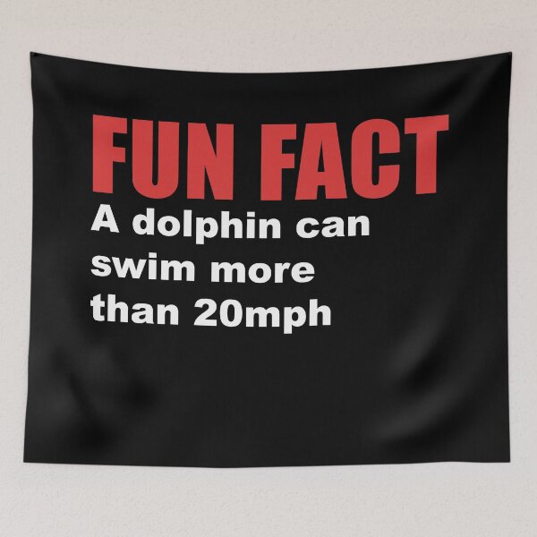 Item preview, fun fact dolphins swim designed and sold by Dagrell.