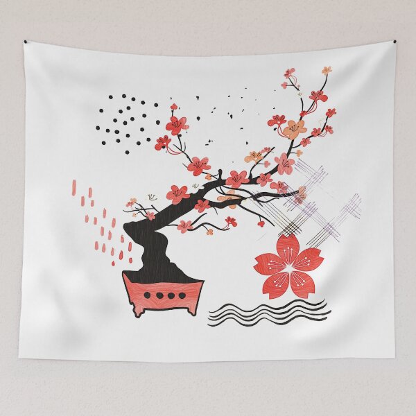 Item preview, Bonsai Tree - composition over white designed and sold by piesdesignart.