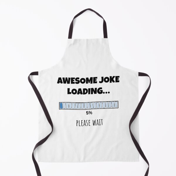 Item preview, Awesome Joke Loading... Please wait | Funny and witty loading bar text design designed and sold by ArtworkbyEmmy.
