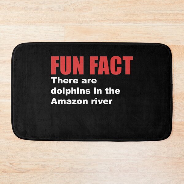 Item preview, fun fact amazon river dolphins designed and sold by Dagrell.