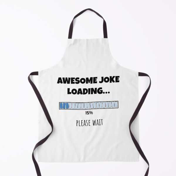 Item preview, Awesome Joke Loading... Please wait | Funny and witty loading bar text design designed and sold by ArtworkbyEmmy.