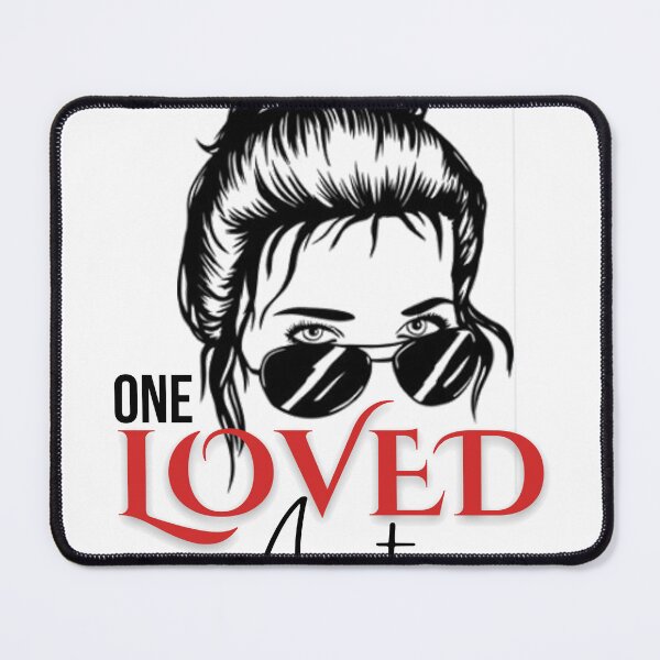 Item preview, Womens One Loved Auntie Red Plaid Leopard Messy Bun Valentine's Day designed and sold by ffstyles.