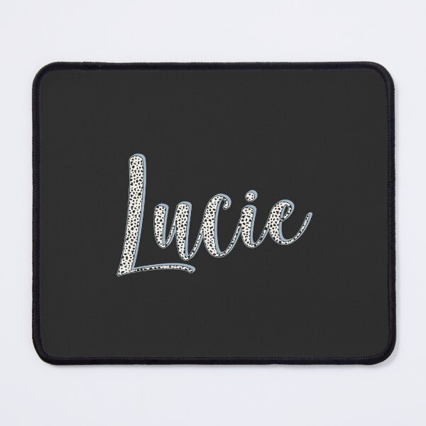 Item preview, Lucie name, Dalmatian pattern Lucie first name designed and sold by Danylo Mikhnievych.