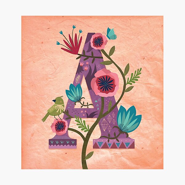 Letter A Photographic Print