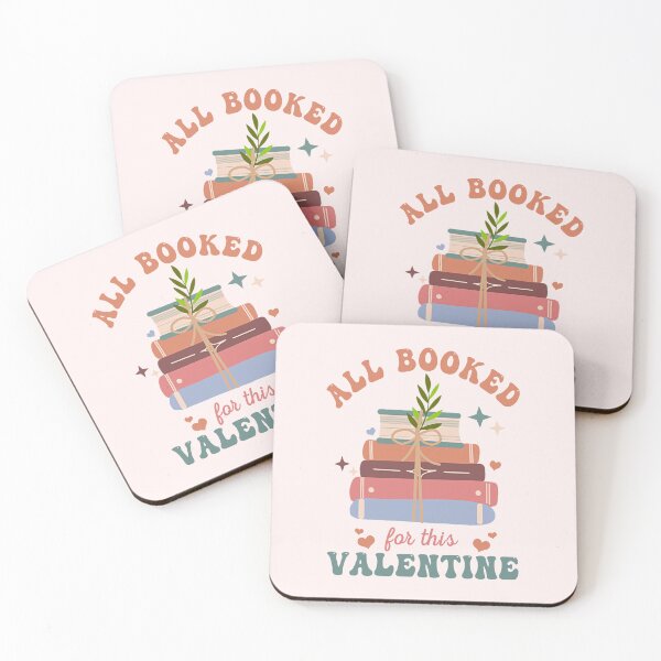 Item preview, FUNNY ALL BOOKED FOR THIS VALENTINE'S DAY-BOOKNERDS designed and sold by The Bookworm Store.