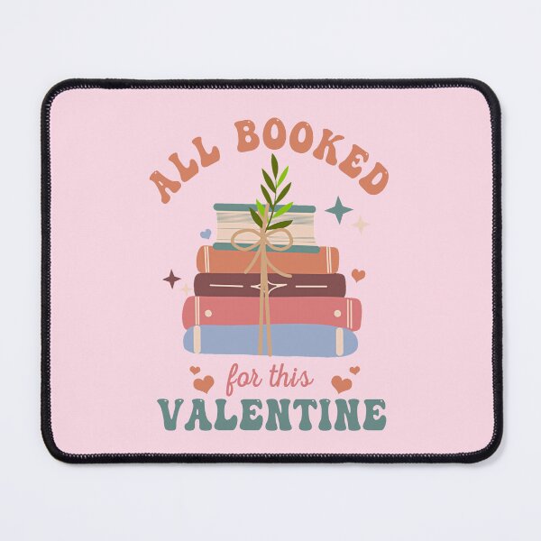 Item preview, FUNNY ALL BOOKED FOR THIS VALENTINE'S DAY-BOOKNERDS designed and sold by The Bookworm Store.