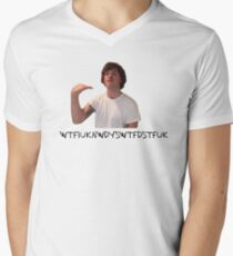 What The F*** is up Kyle Men's V-Neck T-Shirt