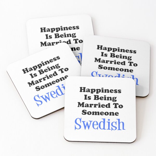 Item preview, Happiness Married To Someone Swedish designed and sold by jaycartoonist.