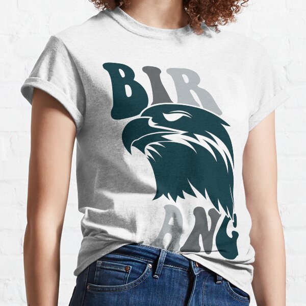 Go Birds Team Shirt Women's Round Neck Birds Spirit Tee Casual Letter Tshirt  Beige at  Women's Clothing store