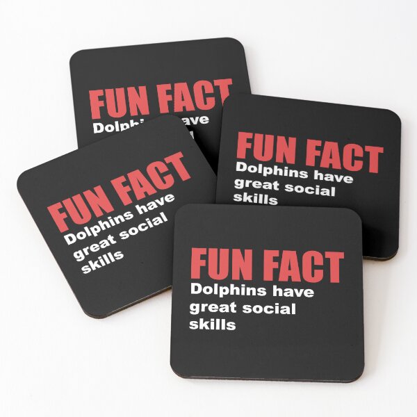 Item preview, fun fact dolphin social skills designed and sold by Dagrell.