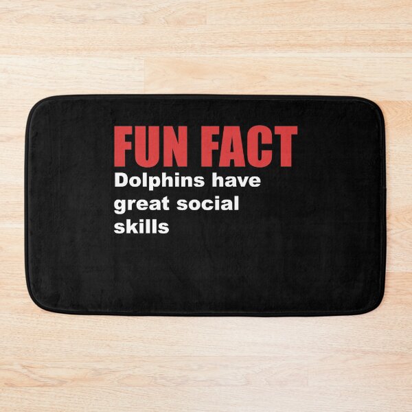 Item preview, fun fact dolphin social skills designed and sold by Dagrell.