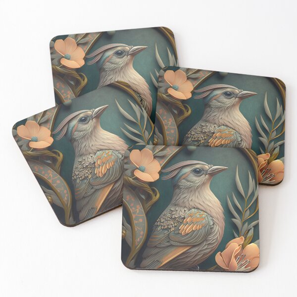 Item preview, Bohemian Waxwing Bird - Bombycilla Garrulus - Ethereal - Ornamental designed and sold by Styrman.