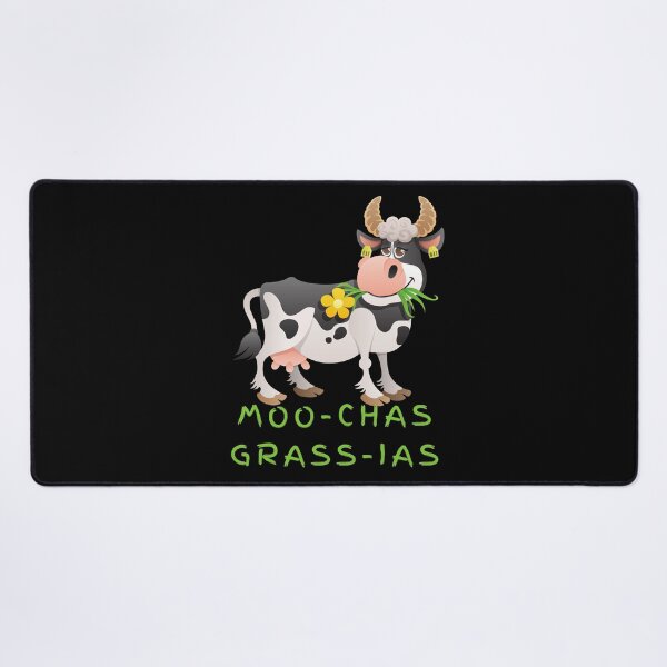 Item preview, Muchas Gracias-Moo-chas Grass-ias-Funny designed and sold by artfartzzz.