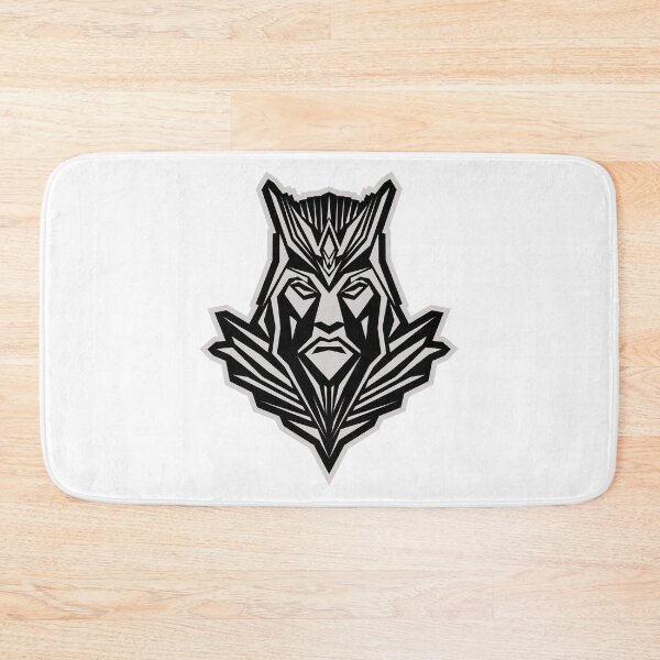 Item preview, Black and white scary angular mask. Technological a head of robot designed and sold by GAleksS.
