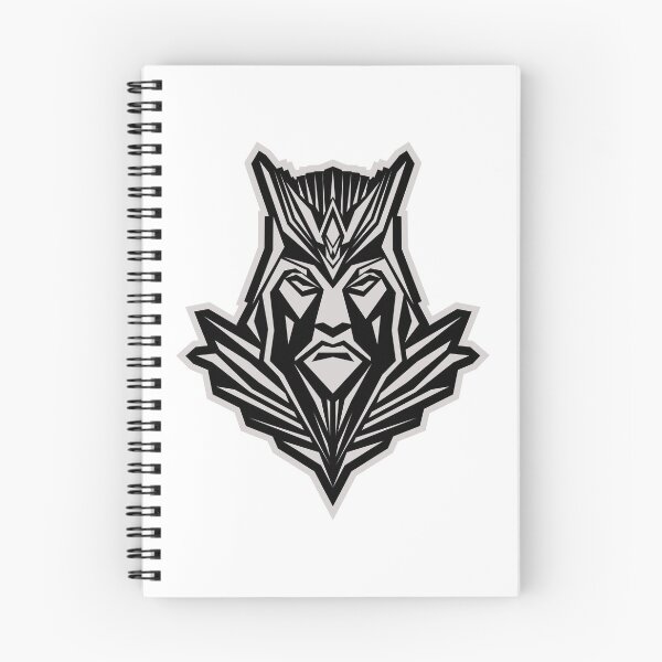 Item preview, Black and white scary angular mask. Technological a head of robot designed and sold by GAleksS.