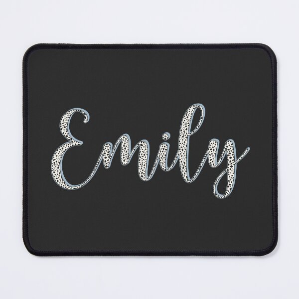 Item preview, Emily name, Dalmatian pattern Emily first name designed and sold by Danylo Mikhnievych.
