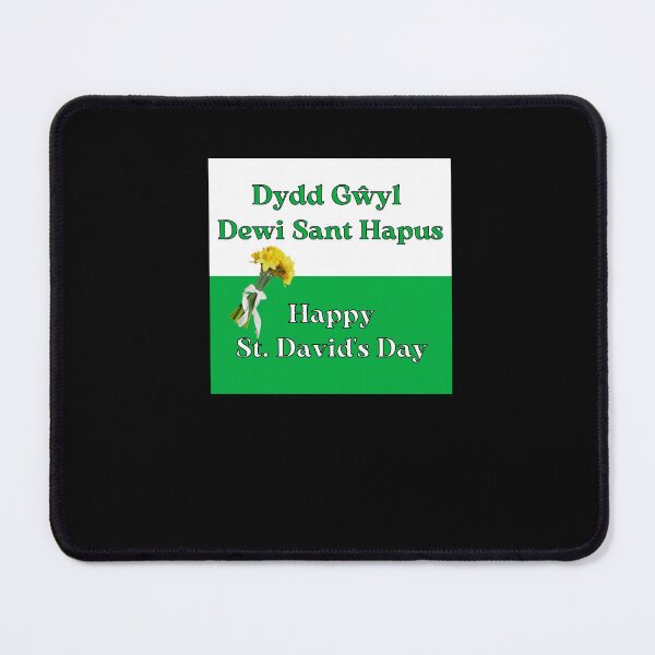 Item preview, Happy Saint Davids Day,Dydd Gŵyl Dewi Sant Hapus! St. David's Day Gifts with Daffodils designed and sold by facePale.