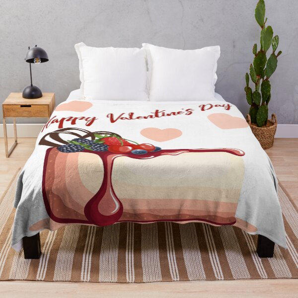 Item preview, Piece of fruit cheesecake, happy valentines day vector greeting card designed and sold by Familyshmot.