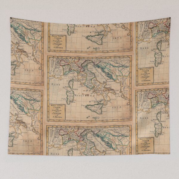 Item preview, Vintage Map of Italy from 1768 designed and sold by depresident.