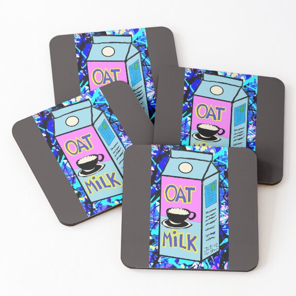Item preview, Blue Oat Milk Sticker 1 by LowEndGraphics designed and sold by LowEndGraphics.