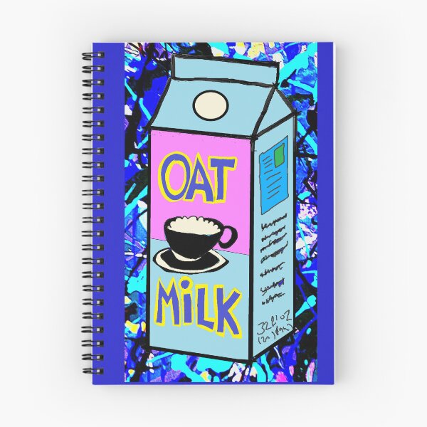 Item preview, Blue Oat Milk Sticker 1 by LowEndGraphics designed and sold by LowEndGraphics.