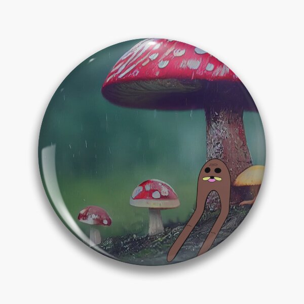 Item preview, Gondola sits under amanita Muscaria Mushroom and it's raining. There is peace designed and sold by melancholicmeme.
