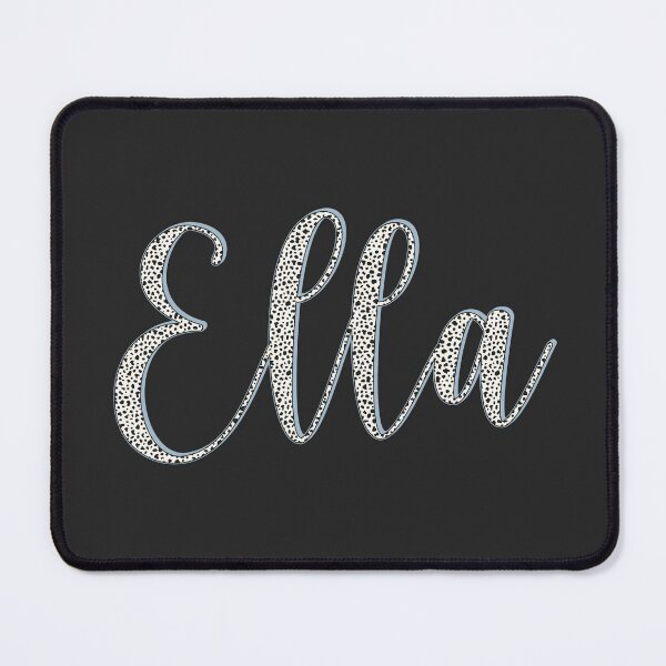 Item preview, Ella name, Dalmatian pattern Ella first name designed and sold by Danylo Mikhnievych.