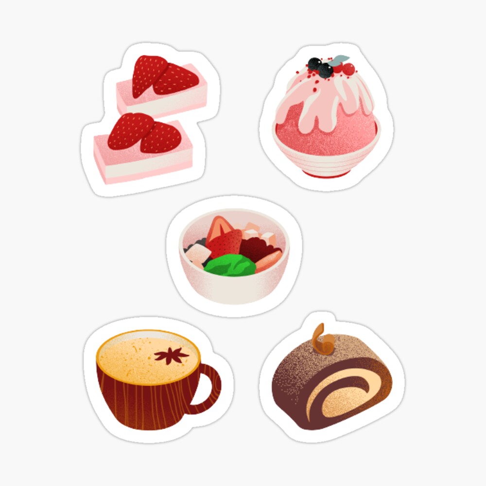 Anime dessert, cake, strawberry, slice, Anime, HD wallpaper | Peakpx
