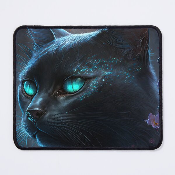 Item preview, Enchanted Evening with Black Cat Flowers & Moonlit Beauty 3 designed and sold by idreamaboutcats.