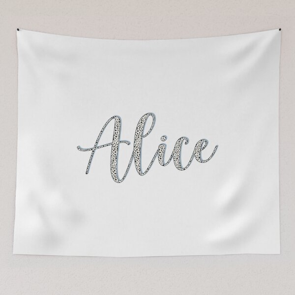 Artikelvorschau, Alice-Name, Dalmatinermuster Alice-Vorname entworfen und verkauft von Danylo Mikhnievych.