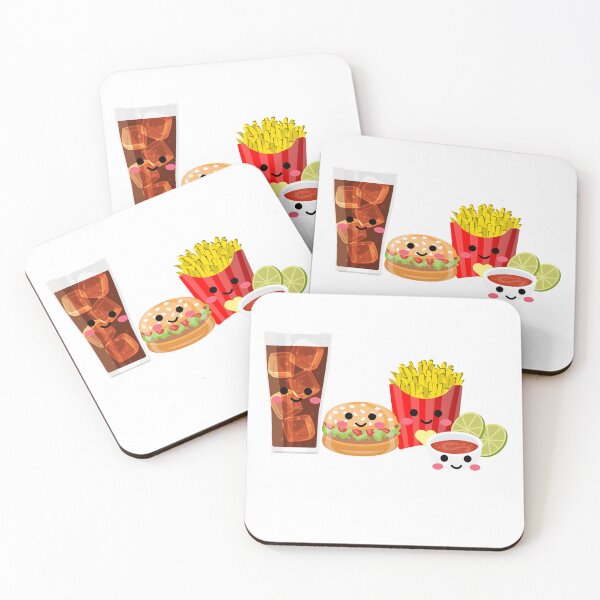 Item preview, Soda, hamburger, fries, tomato sauce Happy day designed and sold by Missltms.