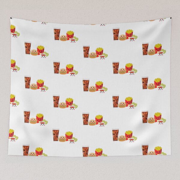 Item preview, Soda, hamburger, fries, tomato sauce Happy day designed and sold by Missltms.