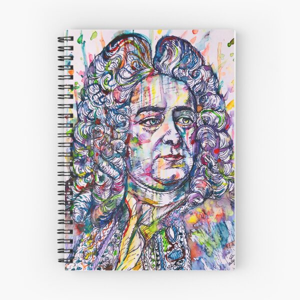 Item preview, GEORGE FRIDERIC HANDEL watercolor and inks portrait designed and sold by lautir.