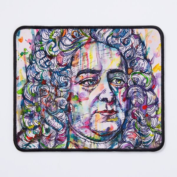 Item preview, GEORGE FRIDERIC HANDEL watercolor and inks portrait designed and sold by lautir.