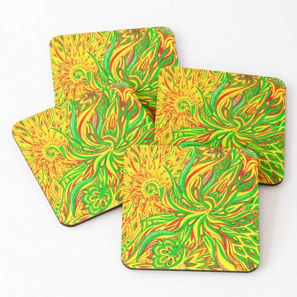 Item preview, Patrón amarillo verde naranja designed and sold by daljitkbabel.
