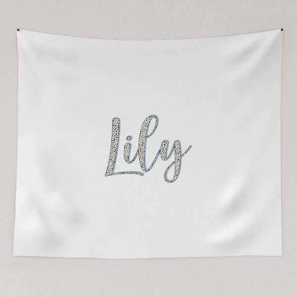 Item preview, Lily name, Dalmatian pattern Lily first name designed and sold by Danylo Mikhnievych.
