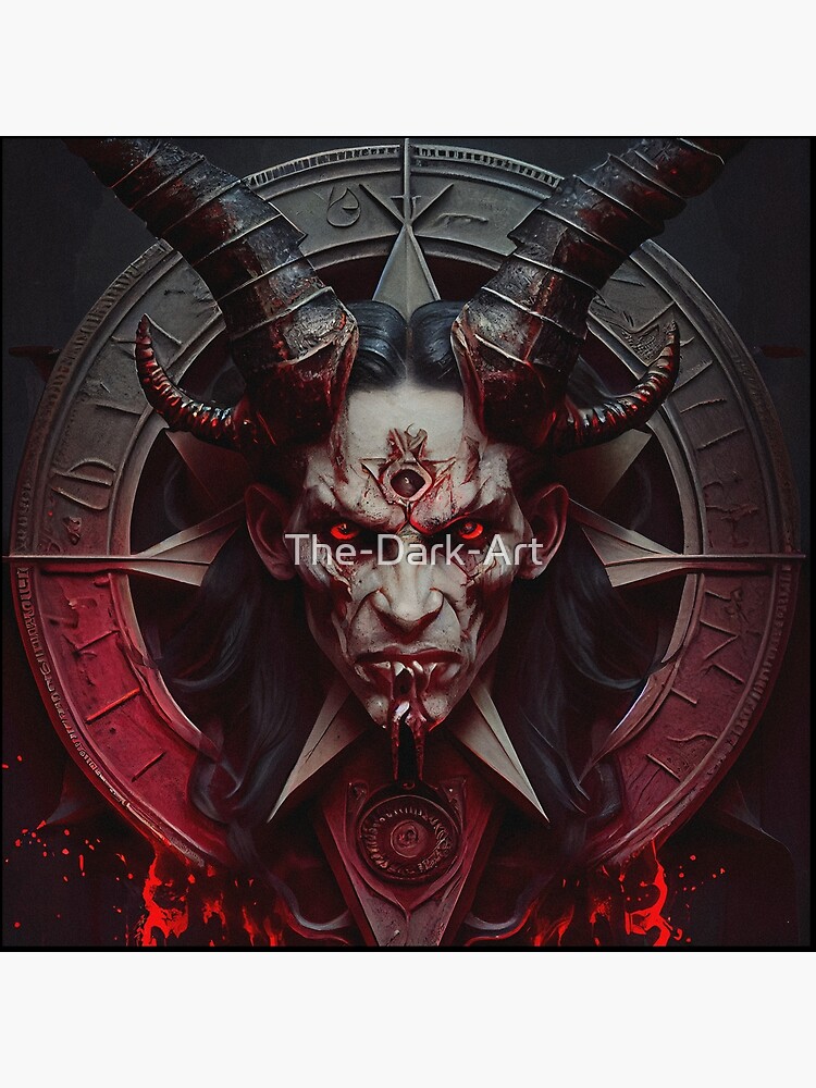 Satanic Evil image of Satan and the Devil.