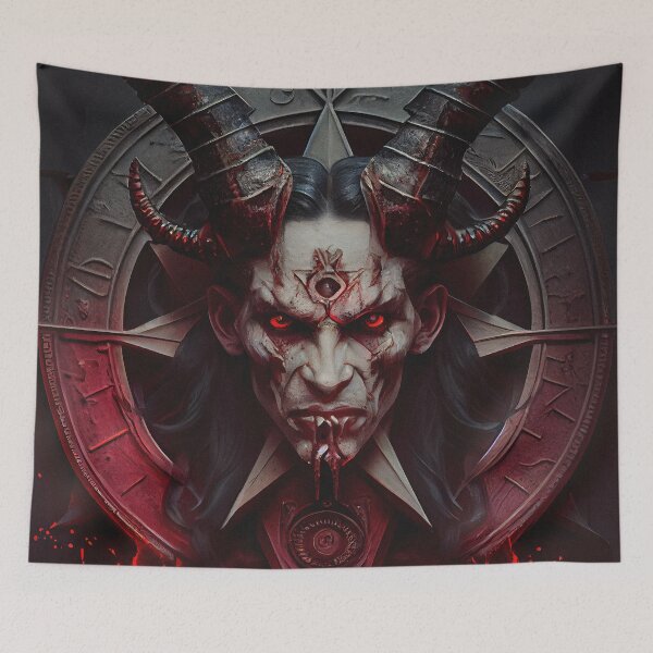 Item preview, Satanic Evil image of Satan and the Devil. designed and sold by The-Dark-Art.